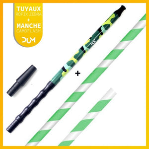 TUBO IN SILICONE ROFIX ZEBRA + MANICO PRO MIMETICO
