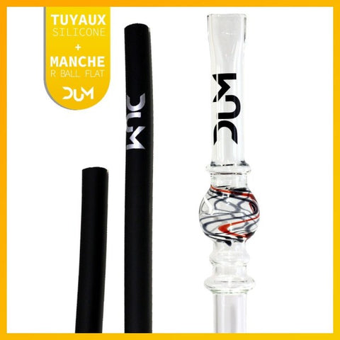 TUBO IN SILICONE + MANICO PIATTO R BALL